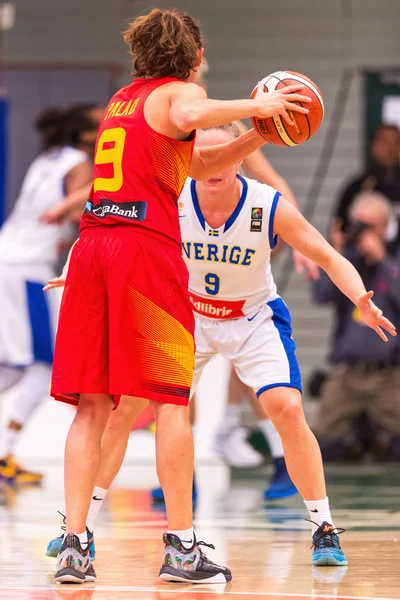 Laila Palau no Qualificador Europeu de Basquetebol Feminino — Fotografia de Stock