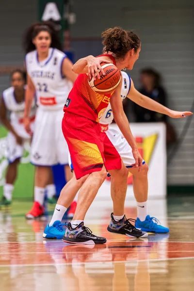 Laila Palau no Qualificador Europeu de Basquetebol Feminino — Fotografia de Stock