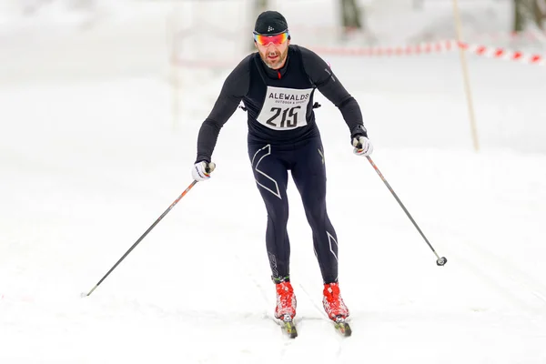 L'ultimo tratto della Ski Marathon — Foto Stock