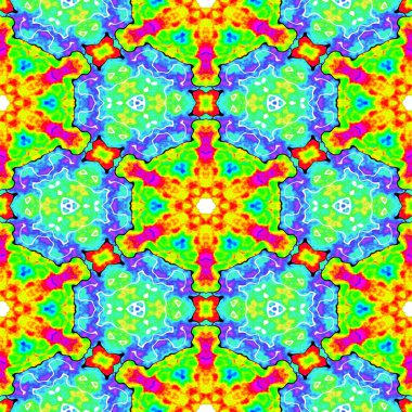 Mozaik mozaik kaleydoskopik, pürüzsüz doku, süs, kırılgan, fraktal, materyal, soyut oluşturma arkaplanı .