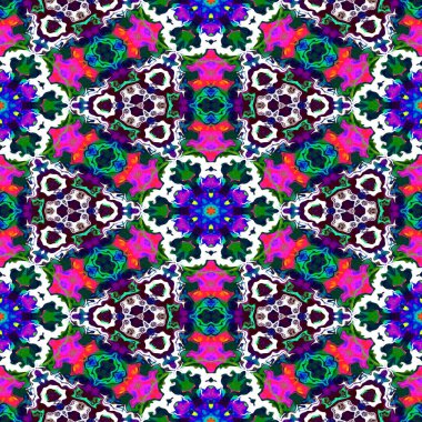 Mozaik mozaik kaleydoskopik, pürüzsüz doku, süs, kırılgan, fraktal, materyal, soyut oluşturma arkaplanı .