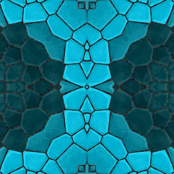 Padrão Mosaico Caleidoscópico Sem Costura Gerado Textura Ornamento Frágil Fractal — Fotografia de Stock