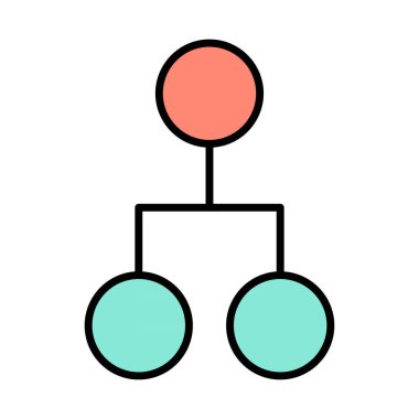 Örgüt simgesi, takım çalışması grubu, insanlar birlikte çalışıyor, ortaklık sembolü, vektör illüstrasyonu web sayfası için izole edilmiş .