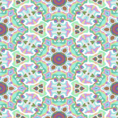 Mozaik mozaik kaleydoskopik, pürüzsüz doku, süs, kırılgan, fraktal, materyal, soyut oluşturma arkaplanı .