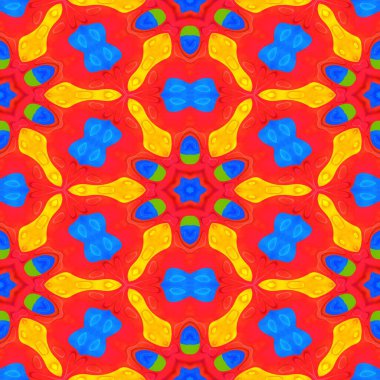 Mozaik mozaik kaleydoskopik, pürüzsüz doku, süs, kırılgan, fraktal, materyal, soyut oluşturma arkaplanı .