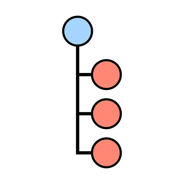 Organisatie Icoon Teamwork Groep Mensen Werken Samen Partnerschap Symbool Vector — Stockvector