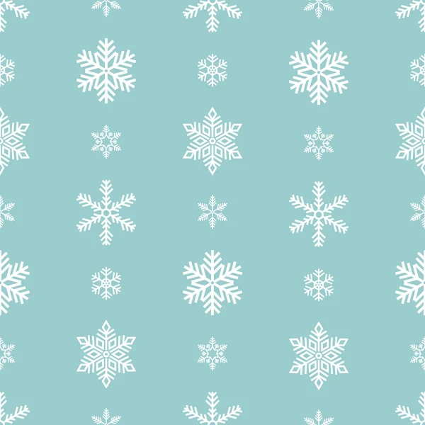 Kar tanesi tatil süslemesi, kusursuz desen. Yeşil arkaplanda kar bemol işareti .