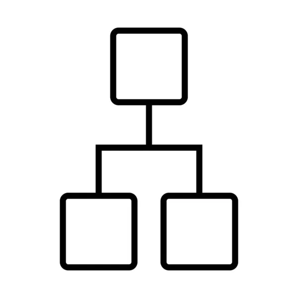 组织图标 团队工作小组 人们一起工作 伙伴关系符号 网页中孤立的向量说明 — 图库矢量图片