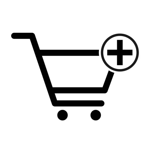 Einkaufen Warenkorb Verkauf Symbol Markt Geschichte Shop Vektor Illustration Symbol — Stockvektor