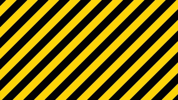 Чорно Жовта Діагональна Лінія Смугаста Порожній Вектор Ілюстрації Попередження Фону — стоковий вектор