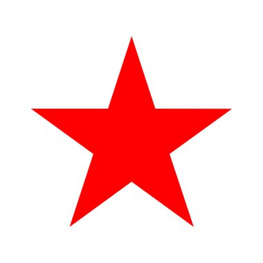 Yıldız simgesi vektörü. Klasik rütbe izole edildi. Moda, düz favori tasarım. Yıldız web sitesi resmi, mobil uygulama .