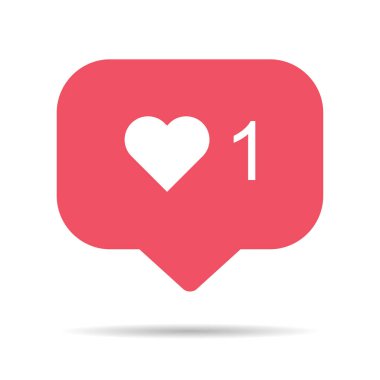 Instagram uygulaması için aşağıdaki uyarı sembolü. Sosyal medya için web uygulama düğmesi. Vektör illüstrasyon simgesi .