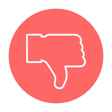 Parmak vektörü illüstrasyon işareti, iş dünyasının sosyal web düğmesi gibi simge .