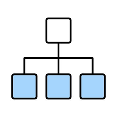 Örgüt simgesi, takım çalışması grubu, insanlar birlikte çalışıyor, ortaklık sembolü, vektör illüstrasyonu web sayfası için izole edilmiş .