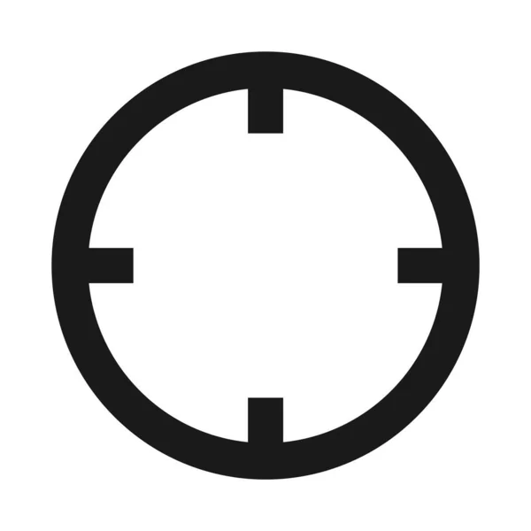 Icono Destino Sin Símbolo Para Sitio Web Etc Botón Plano — Vector de stock