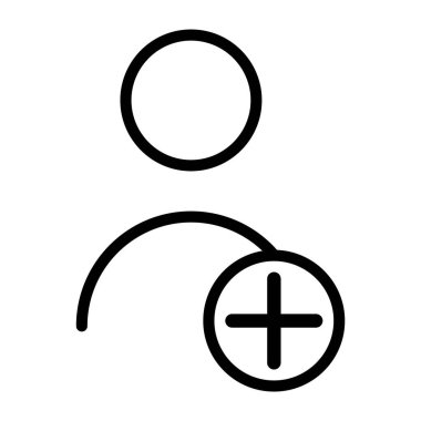 Kullanıcı avatar simgesi, sosyal kişi simgesi, iş vektör illüstrasyonu, web üyesi izole arkaplan .