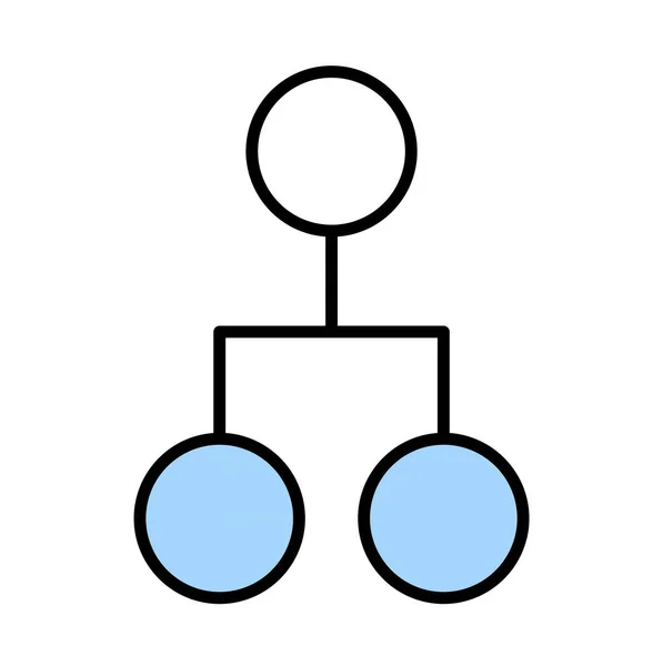 Organisatie Icoon Teamwork Groep Mensen Werken Samen Partnerschap Symbool Vector — Stockvector