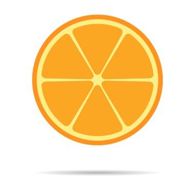 Citrus taze ikonu, yiyecek meyve suyu organik sembolü, sağlıklı doğa tasarım vektörü çizimi .