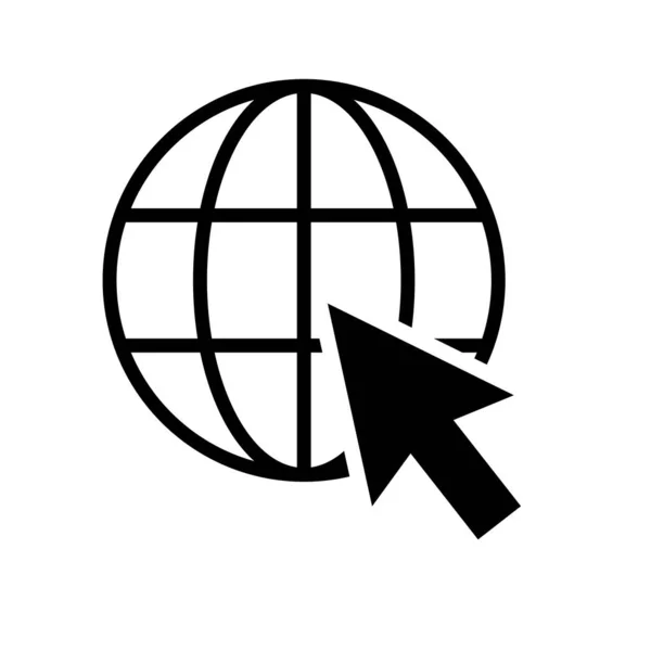 Www World Wide Web Site Symbol Internet Map Icon Website — 图库矢量图片