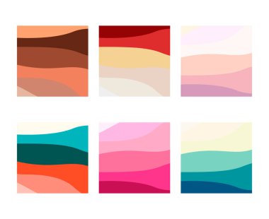 Dalga eğrisi dizaynı, modern çizgi deseni, grafik covec vektör çizimi .