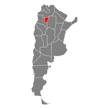 Arjantin haritasının Tucuman sembolü şekil, seyahat web ikonu çizimi .