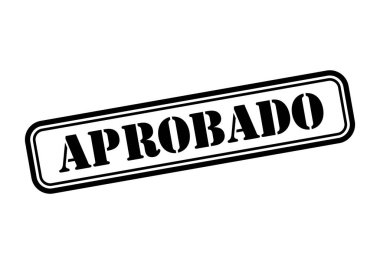 Aprobado pul sembolü, etiket etiketi işaret düğmesi, metin sancak vektör illüstrasyonu .