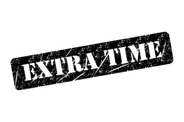 Ekstra zaman damgası sembolü, etiket etiketi işareti düğmesi, metin sancak vektör illüstrasyonu .