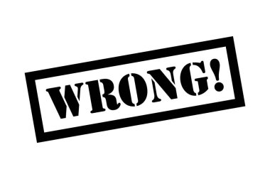 Yanlış pul sembolü, etiket etiketi işareti düğmesi, metin sancak vektör illüstrasyonu .