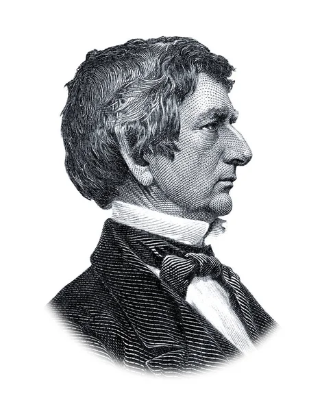 Retrato William Henry Seward Aislado Sobre Fondo Blanco — Foto de Stock