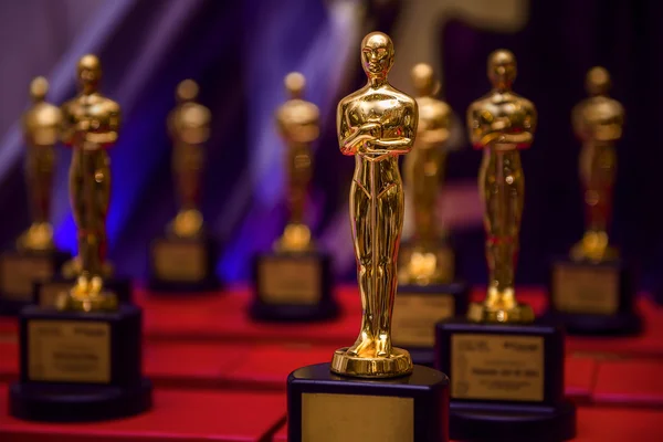 Grupo de elegantes premios de oro — Foto de Stock