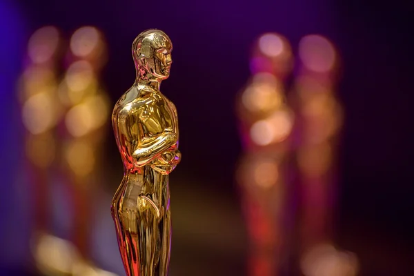 Óscar Golden Award — Fotografia de Stock