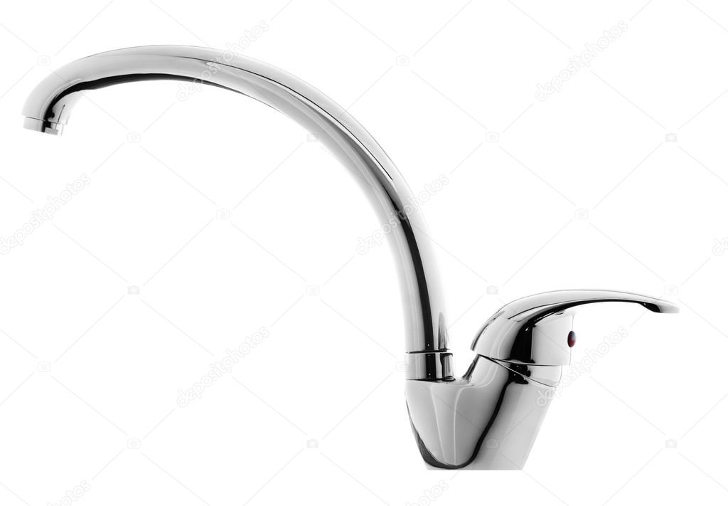 Shiny Chrome Water Faucet