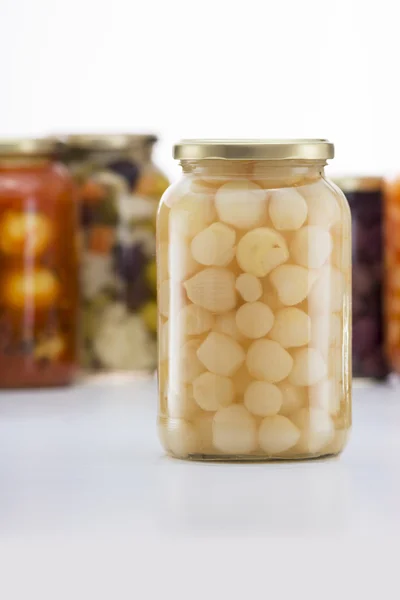 Cebollas en escabeche — Foto de Stock