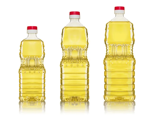 Cooking Oil Bottles — Stock Photo, Image