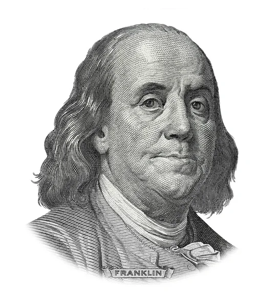 Benjamin Franklin. — Fotografia de Stock