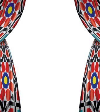 İslam şenlikli Ramazan perdeler