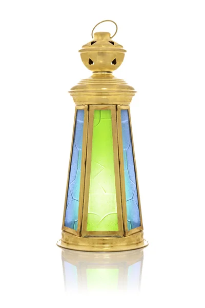 Праздничный античный рамаданский фонарь — стоковое фото