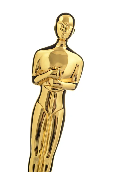 Shiny Golden Statuette — Stock Photo, Image