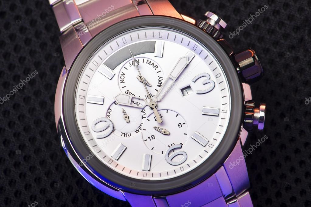 Elegant Fashion Wristwatch Closeup