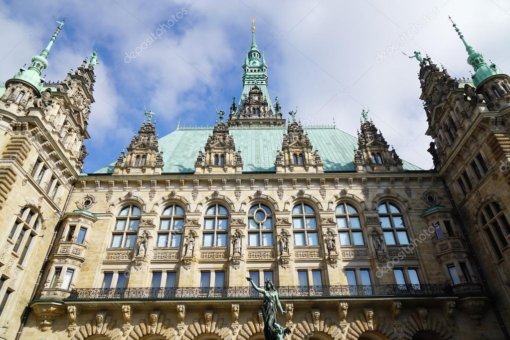 H tel de  ville  de  Hambourg  Rathaus  Photo ditoriale 