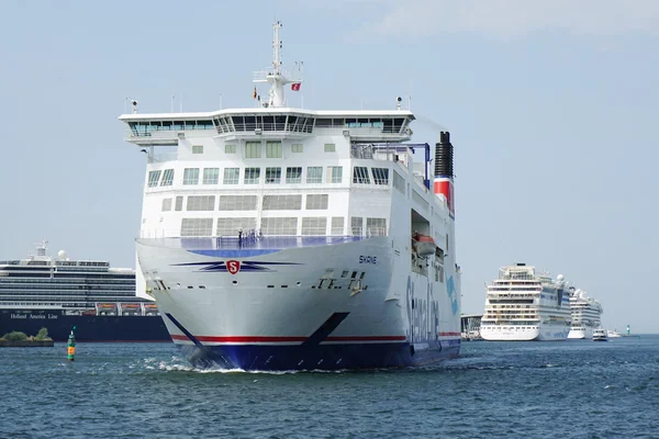 Stena Line ferry ship in Rostock Germany — Stock Photo, Image