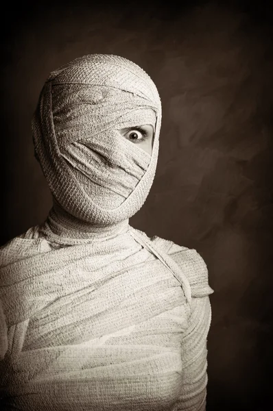 Female mummy retro style — Stock Photo, Image