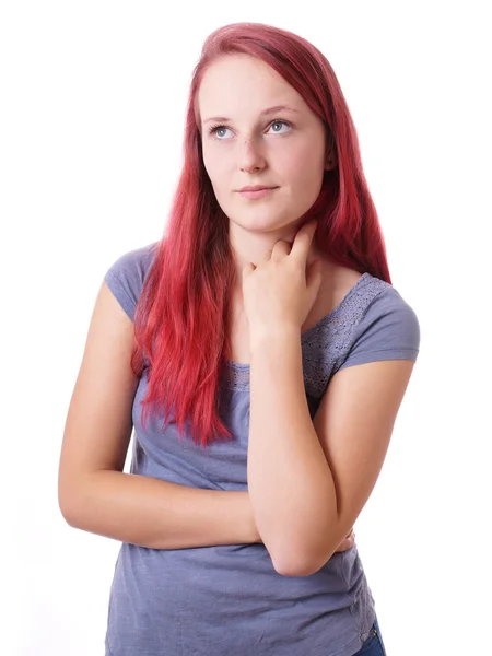 Bored young woman — Stock Photo, Image