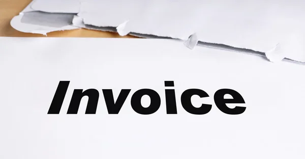 Invoice — Stock Photo, Image