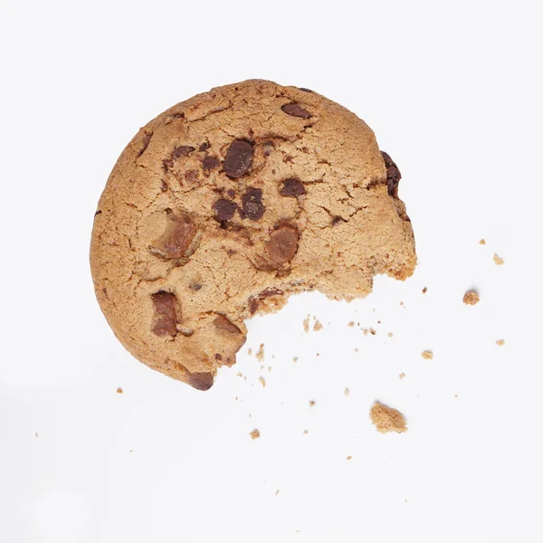 Cookie bitten into — Stock Photo, Image