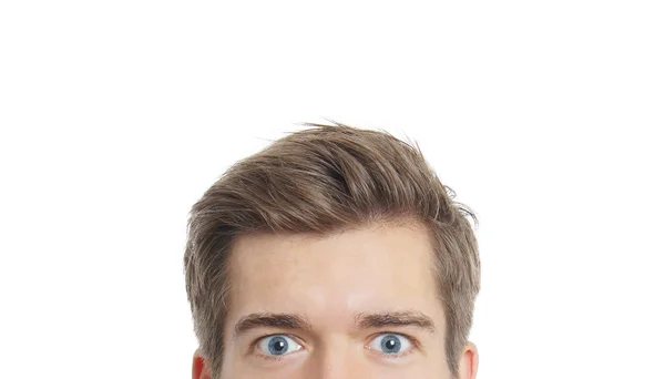 Männliche Augen starren — Stockfoto