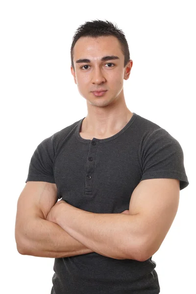 Man with arms folded — Stock Photo, Image