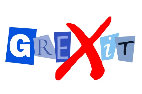 Grexit — 스톡 사진