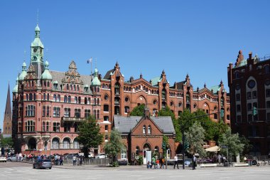 Hamburg Speicherstadt Fleetschlosschen ile
