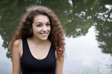 İspanya'dan güzel genç kadın